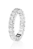 Eeuwigheid Emerald Cut Lab Diamond Ring 925 Sterling Silver Engagement Wedding Rings For Women Sieraden Gift6313769