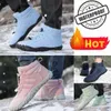 Top Quality Non-slip Waterproof Men Boots Outdoor Big Size Work Sneakers Winter Shoes Men PU Leather Mens Snow Boots size35-48