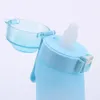 Garrafa de água com sabor de ar 650ml com 7 unidades Air Up Pods Flavors Up Moda Caneca de palha Garrafa de água adequada para esportes copo de água 240117