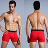 Underpants 4pcs Boxers For Man Underwear Shorts Brand Men's Panties Sexy Mens Slip Cotton Male Boxershorts Homme Family Boxer