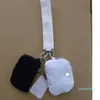 6 colors LL Yoga key Chain storage bag Card Bag wrist storage bag