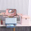 High Capacity Portable Women Makeup Bag Professional Toiletries Jewelry Organizer Cosmetic Cases Female Multilayer Make Up Box 240116