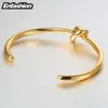 ENFASHION Nodo all'ingrosso Braccialetti a polsini in oro Colore Manchette Bracciale rigido per donna Bracciale Gioelleria raffinata e alla moda Pulseiras B4286 240117