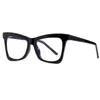 Sunglasses Charming Fashion Purple Reading Glasses Women Square Eyeglasses Frame Anti Blue Light 0 To 600