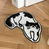 Mattor katt form dörr matta 50*65 cm anti-halkfloormat kök matta toalett tapet vatten absorption matta icke-halk veranda sovrum mjuk rugvaiduryd