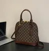高品質のシェルバッグ女性ショルダーハンドバッグ豪華なクロスボディバッグ格子縞の嚢主な財布の黒い財布sac de luxe vanityバッグ豪華なバッグサドル