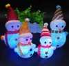 Gloeiende Sneeuwpop Kerst Kind Speelgoed Decoratie Cadeau LED Deeltjes Kleurrijke Flits Creatieve Geschenken Kinderen Kerstcadeaus7689757