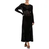 Mulheres Swimwear Mulheres Elegante Manga Longa Lace See-through Vestido de Festa para Casamento Cocktail Evening Club Streetwear