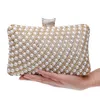 Beded Damen Abendtaschen Diamanten Muschel Dame kleine Tageskupplungen Party Abendessen Hochzeit Braut Hohlperlen Handtaschen Geldbörse 240117