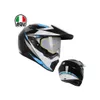 Casque de moto tout-terrain brasé au carbone Agv Axe intégral ouvert casques de course de moto pour hommes et femmes casques de rallye quatre saisons 9036