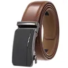 Belts Men's Fashion Genuine Leather Belt Automatic Buckle Men Trend Designer Business Luxury Jean Dress