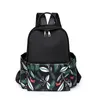 Mochilas escolares con estampado en Color para mujer, morral de nailon impermeable de gran capacidad, mochila de viaje de ocio para niña 2024