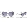 Яркие цвета в форме сердца, океанские индивидуальные очки, дизайнерские брендовые солнцезащитные очки UV400, высокое качество для мужчин 230920