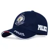 Ball Caps Mode Baseball Cap Outdoor Hoed Toevallige Hoed Hip Hop Verstelbare Unisex Politie Brief Borduurwerk J240117