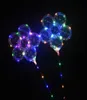 LED Bobo Ball Pruimenbloesem Vorm Lichtgevende Ballon met 3M Lichtslingers 70cm Paal Ballon Kerst Bruiloft Decoratie Koppels Ki4202850