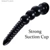 Outros itens de beleza de saúde Long Bead Anal Plug Adulto para Homens Mulheres Butt Plug Prostate MassagerSex Female Masturbator Shop Estimular ânus Q240117