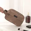 Kosmetiktaschen Puffy Case Multifunktionale Make-up-Organizer Aufbewahrungstasche mit Griff Solide Toilettenartikel für Hautpflege-Toilettenartikel