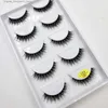 Faux cils 32 Style 5 paires de cils 3D vison naturel Faux cils maquillage Faux cils Faux Cilios maquillage outils de beauté en gros Q240117