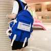 الأزياء multibouction nylon women women backpack pully big back back back back portable backpack for girl student schoolbag cool 240116