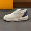 Design Beverly Hills Sneaker Shoes White Black Calf-leather Casual Walking Rubber Sole Trainers Mesh Men Party Wedding Skateboard 1.9 02