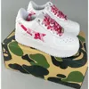 Bapestask8 디자이너 STA 캐주얼 신발 SK8 Low Men Women Patent Leather Black White ABC Camo Camouflage Skateboarding 스포츠 바이플 스니커 트레이너 야외 상어