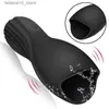 Other Health Beauty Items Automatic Male Masturbator Cup Black 10 Speed Vibrator Penis Delay Massager Glans Stimulate 18+ Adult For Men Q240117