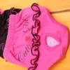 Vêtements pour chiens Sous-vêtements Couches Pratiques pour animaux de compagnie Slips de menstruation Design imprimé Fournitures sanitaires en coton