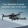 H9 Drone With HD Camera, Brushless Motor WiFi FPV Remote Control Foldable RC Quadcopter, Obstacle Avoidance Electric Camera UAV, Outdoor Toys