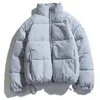 Inverno Uomo Tinta unita Parka Colletto alla coreana da uomo di qualità Giacca calda e spessa Moda maschile Casual Parka Cappotto Drop 240117