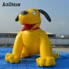 Modèle de chien jaune gonflable publicitaire, 10 pieds, vente en gros, prix d'usine, pour zoo, animalerie, promotion, décoration, animal de dessin animé