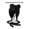 Berets de malha urso orelha earflap chapéu inverno estudante ao ar livre ciclismo esqui escalada tempo frio manter quente trapper j78e