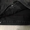 Giacche da uomo Giacca di jeans in denim nero lavato per uomo Donna Denim di alta qualità Abbigliamento vintage Giacche Top Coatephemeralew