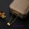 Fashion Carter jewellery for women Necklace online store Korean version simple titanium steel female fashion popular clover Shell Pendant With Original Box