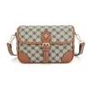 Torby damskie Retro Cross Flower Clash Kolor jedno ramieniem Crossbody Work Bags 020724a