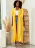 Vêtements ethniques Printemps Automne Robes africaines pour femmes Costumes sexy Japonais Kimono Yukata Cardigan Pyjamas Robe de bain lisse Robe Robe