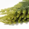 Decorative Flowers 1/20Pcs Artificial Cypress Branch Pine Needle Leaves Stems Christmas Tree Decoration Garland Wreath Home Xmas Year Gifts