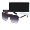 GM Modedesigner-Sonnenbrille, klassische Metallrandbrille, Outdoor-Strand-Sonnenbrille für Mann und Frau, Mischungsfarben mit Box