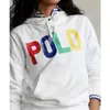 Moletom com capuz masculino outono e inverno americano Paul Rl suéter feminino com veludo engrossado em torno do pescoço mangas compridas estilo clássico pequeno urso polo