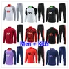 2023 2024 Survêtement de football pour hommes 22 23 24 Jersey de football Enfants Football Training Suit Survêtements Survetement Foot Chandal Kits de jogging Ensembles