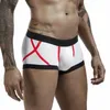 Underpants Sexy Men Cotton Boxers Soft Smooth Underwear Super Elasticity Briefs Pouch Hip Iift Summer Casual Shorts Trunks