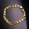 ChainsPro Cuban Link Chain Männer Armbänder GoldRose GoldSilber Farbe Armband Männer Großhandel Armbänder Armreifen H198 240117