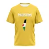 MENS PALESTINE T SHIRTS Krótkie rękawie nadrukowane okrągłą szyję Cool Top swobodne bluza Palestyńska DNA TEE TEE OTRZYMANIE DO MĘŻCZYZN 240116