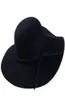 Wide Large Brim Wool Felt Cap Summer Beach Women Girl Lady Travel Floppy Beach Sun Hat Foldbar Black Red Camel16853301