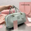 2024 Top Handle Square Sling Lolita Bowling Clutch Reistassen Cross Body Tote Handtassen Miui Arcadie Schoudertas Rundleer Dame Luxe Designer Tassen