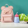 Handtaschen Modischer und süßer Mini-Rucksack für Kinder, Pailletten-Schleife, Maus-Ohr-Tasche, kleiner Reise-Umhängerucksack, geeignet für Mädchen