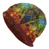 Berets Mandala Buddhismus Meditation Spirituelle Warme Strickmütze Mode Motorhaube Hut Herbst Winter Outdoor Beanies Hüte Für Männer Frauen Erwachsene