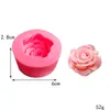 3D Rose Cake Mould Flower Flower Mould Mould for Chocolate Candy Cookie DIY Tool 122252