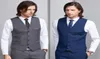 Gilets à simple boutonnage pour hommes, sur mesure, sur mesure, Style britannique, adaptés au dîner de danse de mariage Men039s, Men4065422, 2020