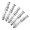 Keramikspulenkartuschen, 4 Ansauglöcher, Glasdickölzerstäuber, 510-Gewinde-Verdampfertank, 0,5 ml, 1 ml-Tanks mit Metallglasspitze