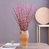 Fiori decorativi 1pc Fiore artificiale Decorazione di piante finte 2024 anni Ornamento da tavolo Bouquet da sposa per la casa
